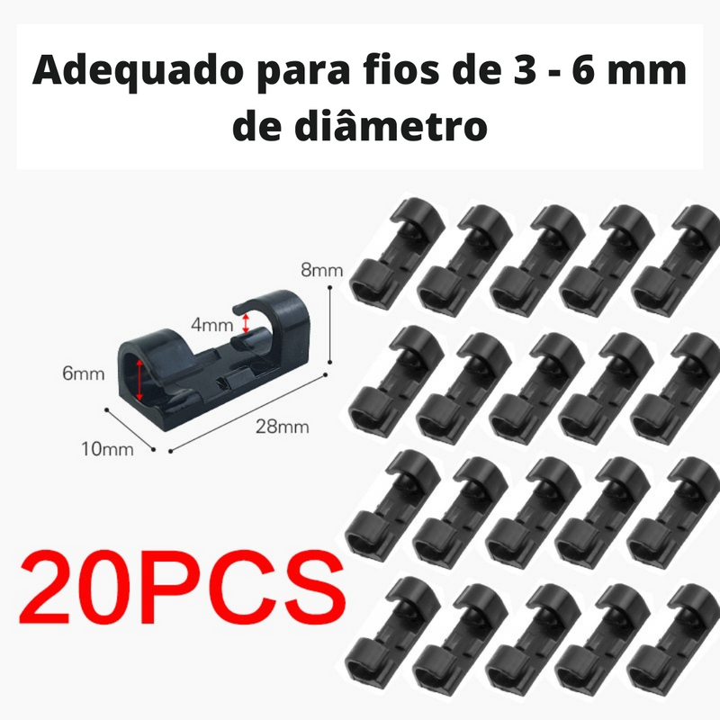 Organizador de Fios e Cabos